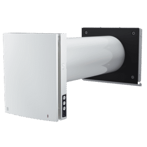 Roomie Dual WiFi V2 soojustagastusega värskeõhuklapp, valge