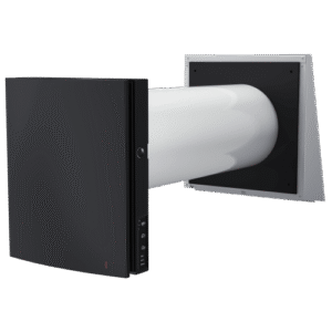 Roomie One WiFi V2 soojustagastusega värskeõhuklapp, must