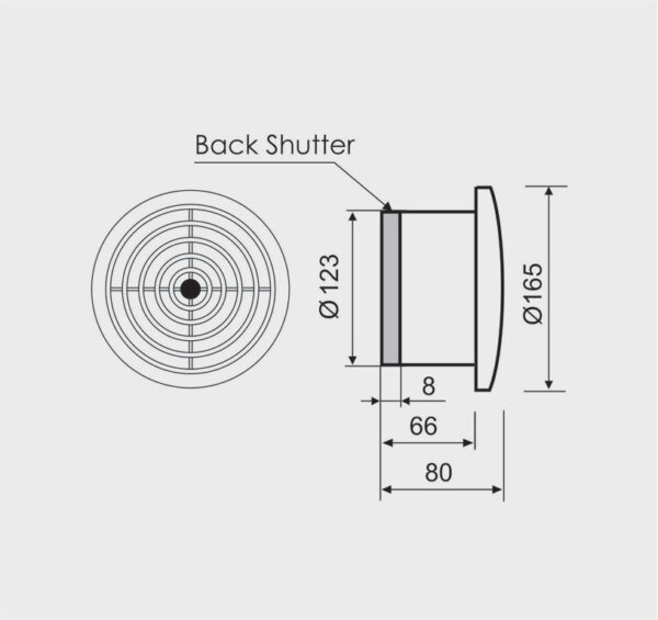 Sauna ventilaator MM-S 125v | ø123mm - Image 3