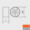 VO 150 HT ventilaator +150°|ø150mm - Image 3