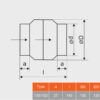VOK135/100v HT  ventilaator +150°|ø100mm - Image 3