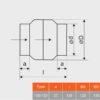VOK135/120v HT  ventilaator +150°|ø120mm - Image 3