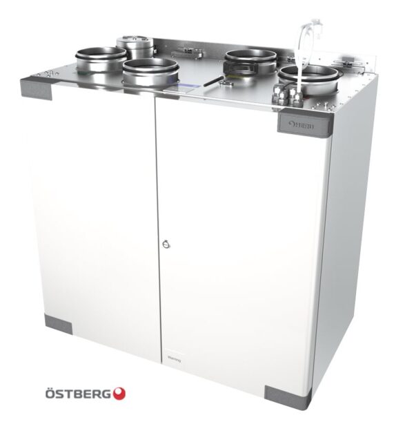 Ventilatsiooniseade HERU 160 T EC (max ±520 m³/h)