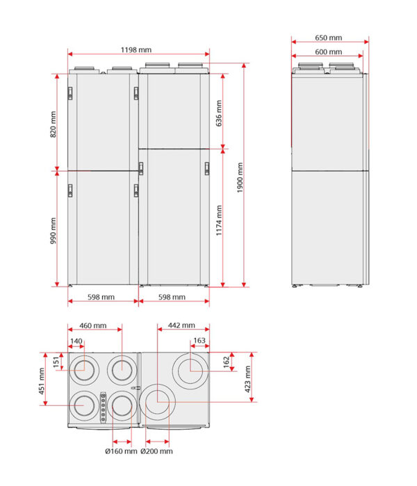 Sisekliima keskus Flexit Econordic W4 - Image 2