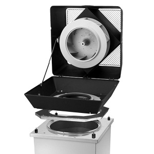 SEF250-4-3 suitsueemalduse katuseventilaator F400
