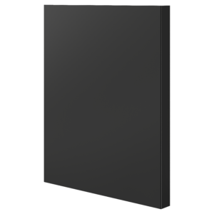 Ukseplaat KS3 must Slimline